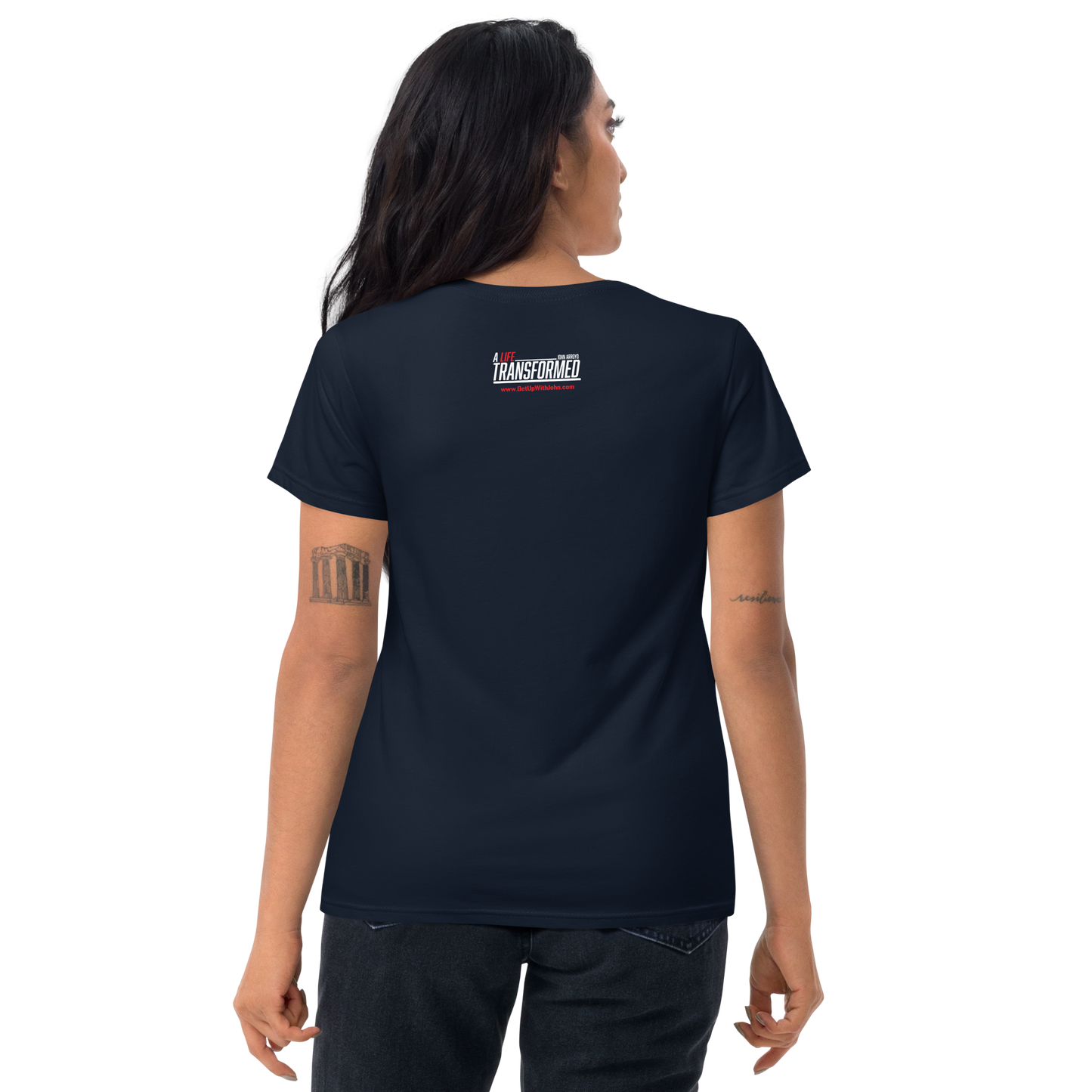 Women's Cut short sleeve t-shirt - "Alt 4:18 - Burst"