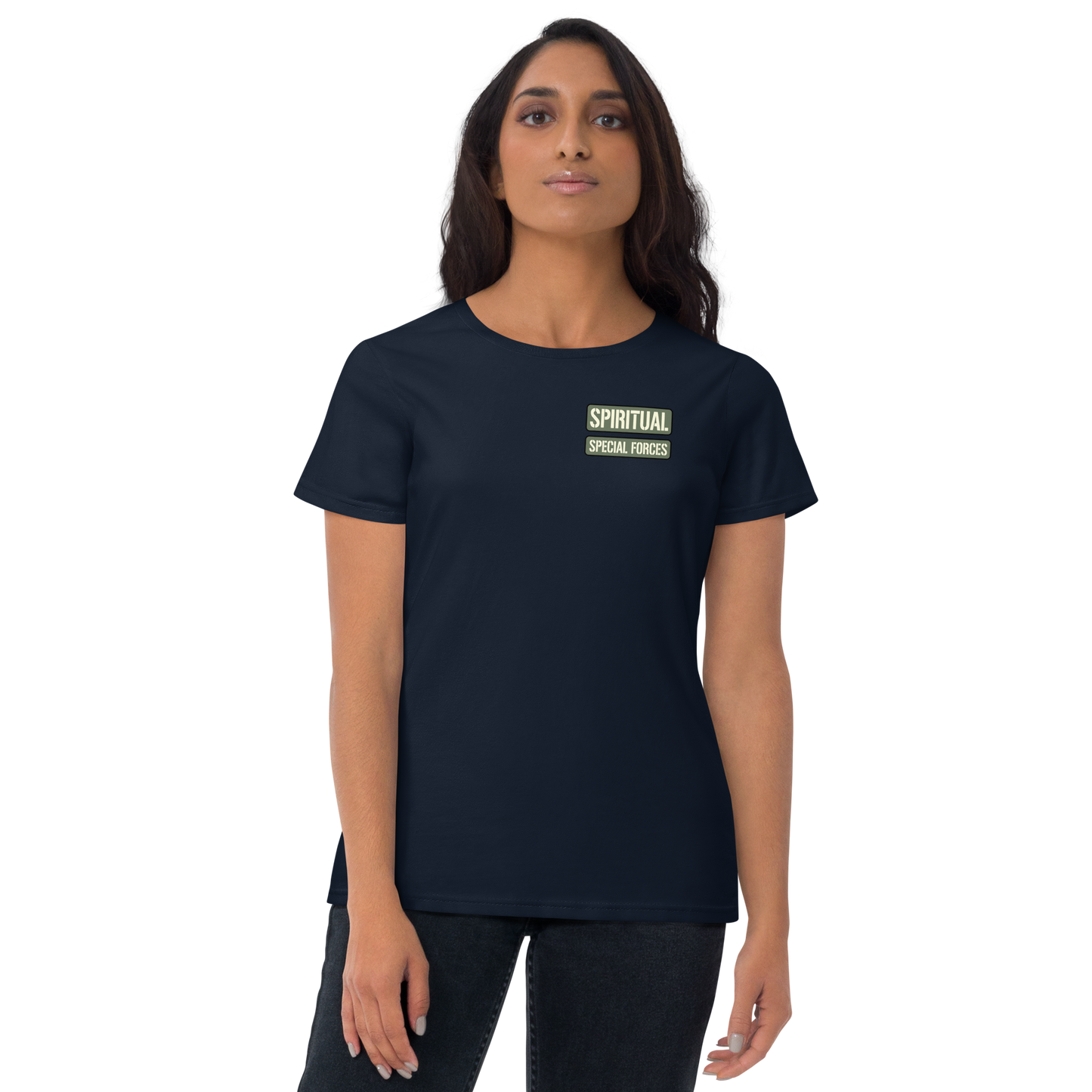 T-shirt - "Spiritual Special Forces - Name Tape" - Women's Cut Tee - Many Sizes & Colors