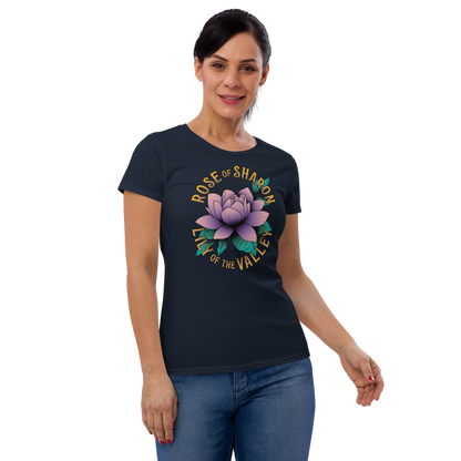 Women's Cut T-shirt - "Rose of Sharon"