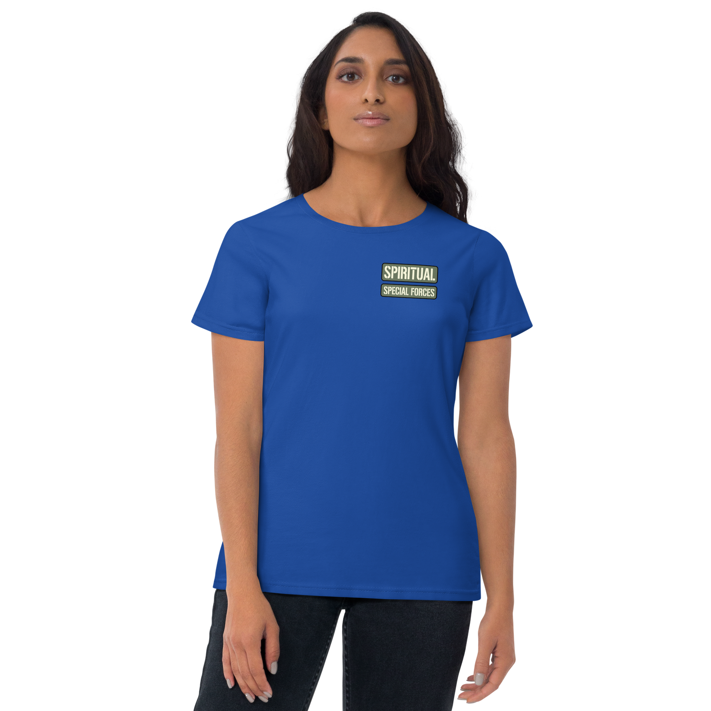 T-shirt - "Spiritual Special Forces - Name Tape" - Women's Cut Tee - Many Sizes & Colors