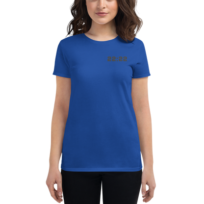 T-shirt - "Scripture Theme - 22:22 " - Woman's Cut Tee