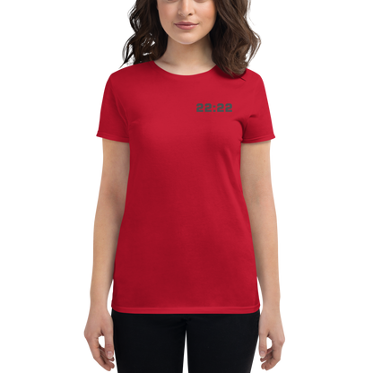 T-shirt - "Scripture Theme - 22:22 " - Woman's Cut Tee