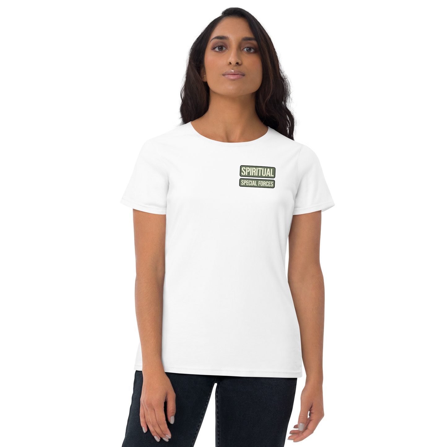 T-shirt - "Spiritual Special Forces - Name Tape" - Women's Cut Tee - Many Sizes & Colors