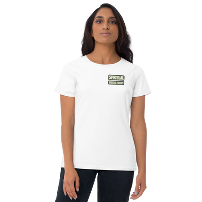 T-shirt - "Spiritual Special Forces - Name Tape" - Women's Cut Tee - Many Sizes & Colors