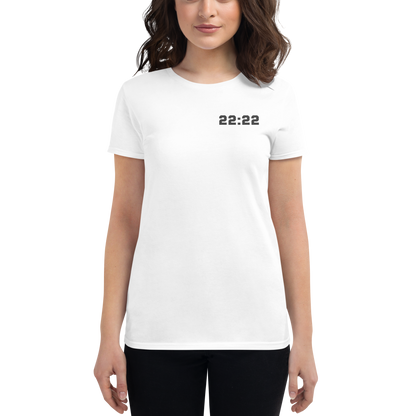 T-shirt - "Scripture Theme - 22:22 " - Woman's Cut Tee